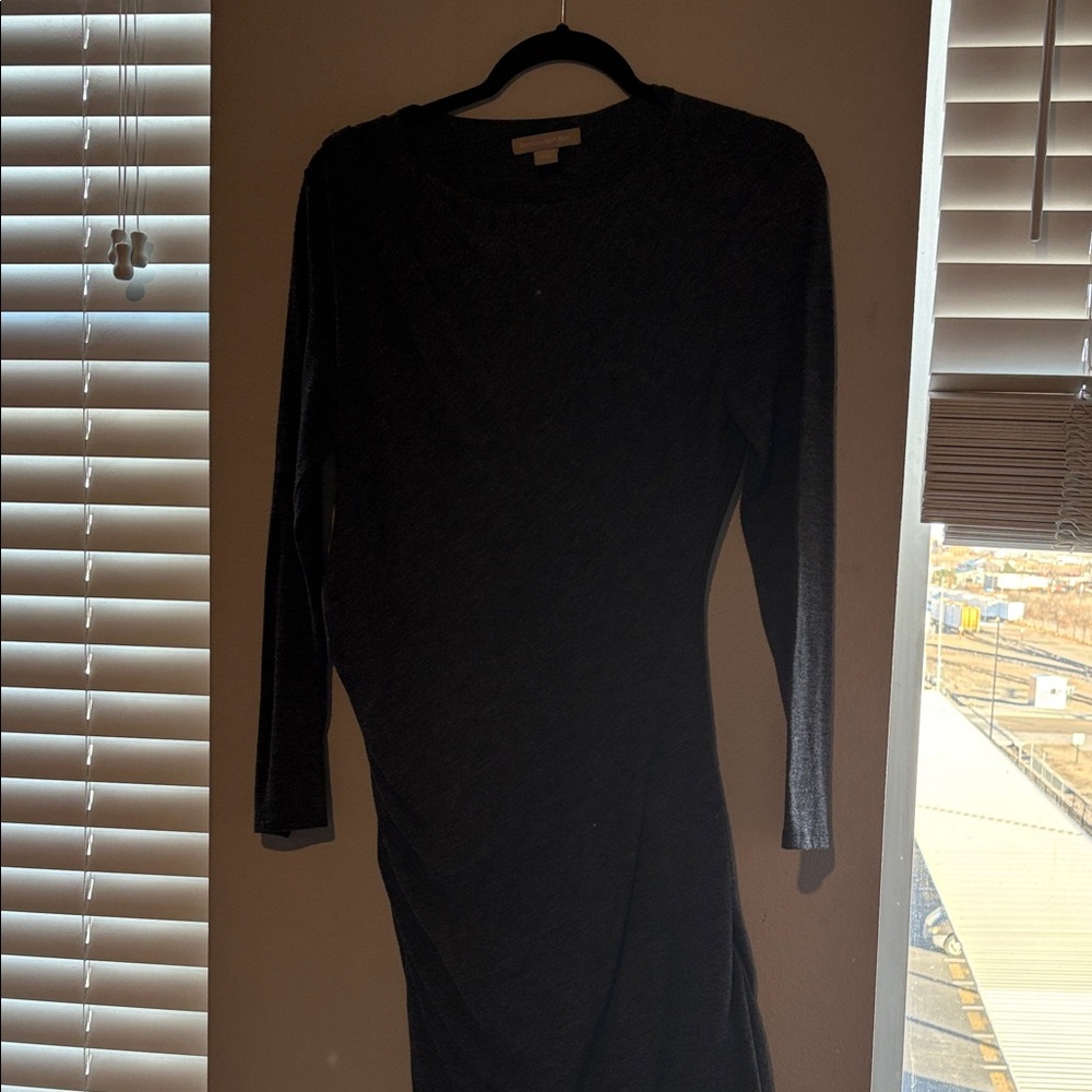 Banana Republic Elegant Black Long Sleeve Dress